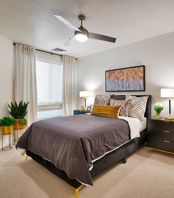 The Stack Apartments Large Bedroom - Sugarhouse