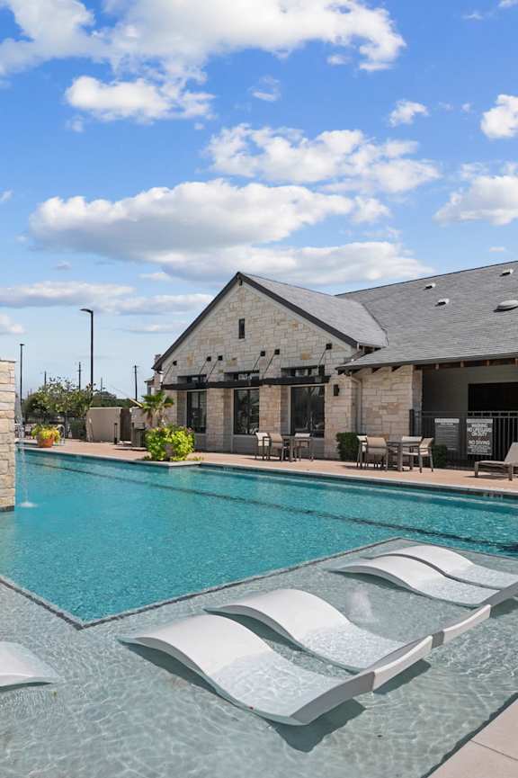 Modern Shimmering Pool at Citadel at Westpointe, San Antonio, TX, 78245
