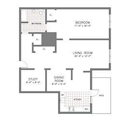 the floor plan of the residence type si