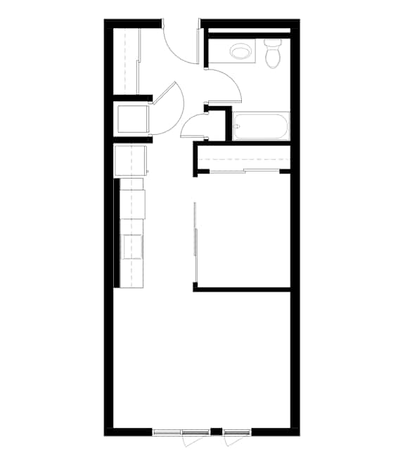 1Bedroom 21 Floor Plan at Victory Northgate Apartments, Seattle, WA, 98125