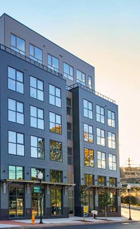 Elegant Exterior View Of Property at The Platform, Norwalk, CT, 06854 at The Platform Apartments in Norwalk, CT
