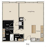 ACY Floor Plan at The Residences at Thornwood, Germantown, TN