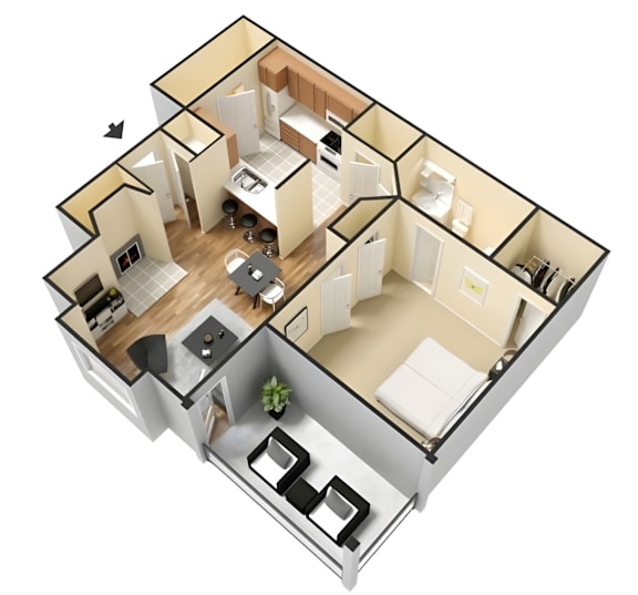 Sell Sheet Floor Plan at Lakeside at Arbor Place, Douglasville, 30135