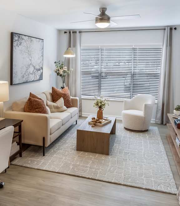 Main Living Room At The Dawson Cartersville in Cartersville, GA, 30121