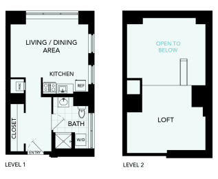 A17 - The Republic - 2D floor plan