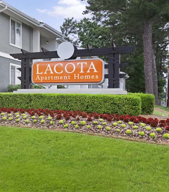 Property Signage at Lacota Apartments, Atlanta, GA, 30360