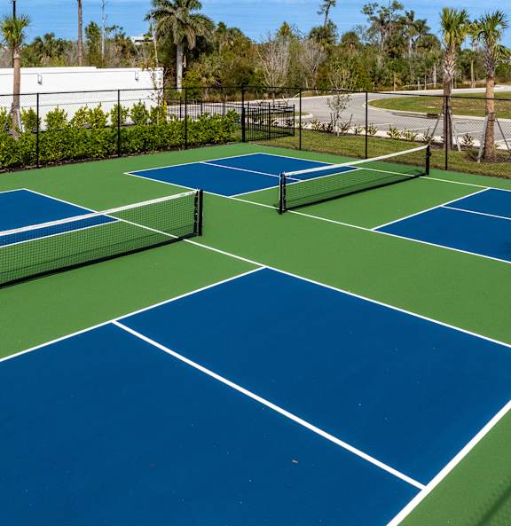 Pickleball courts at Imperial Crossing Luxury Apartment Homes, Bonita Springs, FL, 34134
