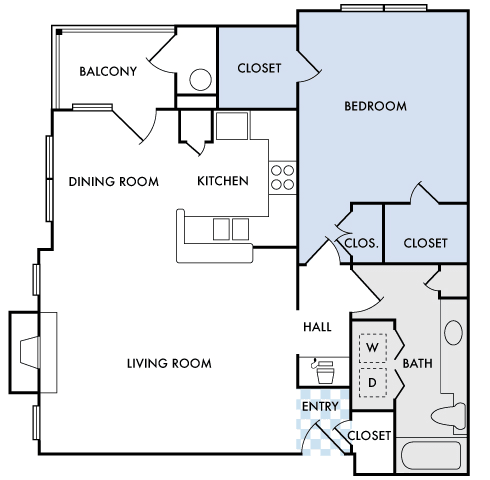 Island Park - A2 - 1 bedroom and 1 bath