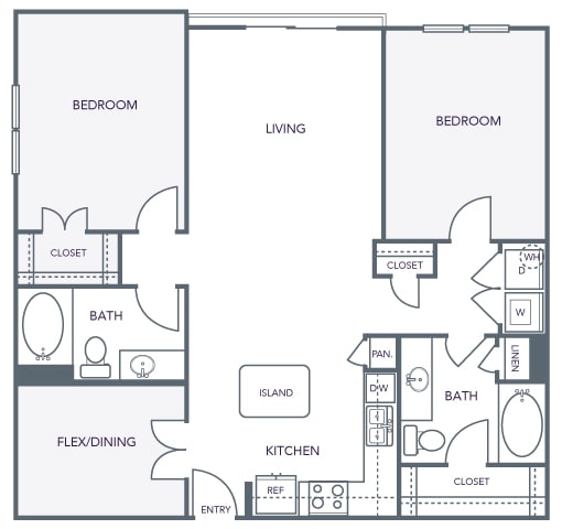 AVANT on Market Center - B3 - 2 bedroom and 2 bath