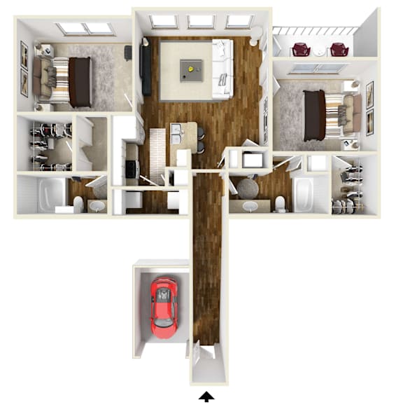 The Sound | 1,090 Sq. Ft. at Faulkner Flats in Oxford, Mississippi