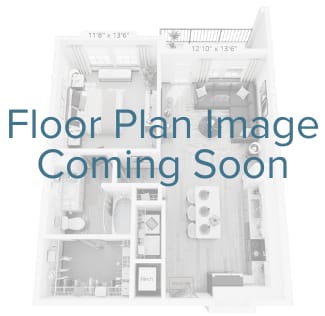 A placeholder image for a floor plan is displayed with a message indicating that the actual image is forthcoming.