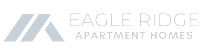 The image is a logo for Eagle Ridge Apartment Homes.