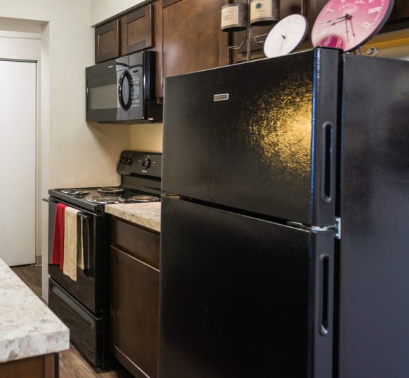 Kitchen island at Park 88 Apartments, Thornton, CO, 80229