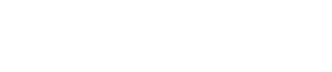 a white and black logo on a black background
