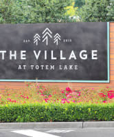 Village at Totem Lake monument sign