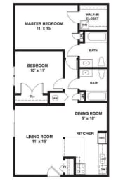 floor plan photo of the station at riverfront park in denver, co