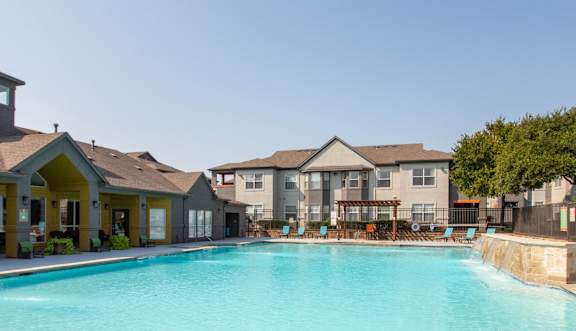 Large Pool at Flats on Chapel Apartments, Texas