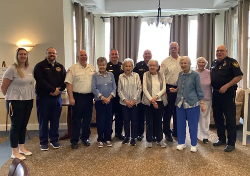 Elison Independent and Assisted Living of Maplewood hosts first responder lunch
