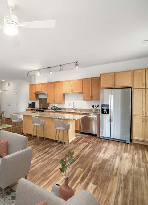 Living Room Space at Creekridge on the Park, Charlotte