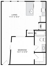 Floor Plan  Tapestry East Bay Apartments Homes in Apollo Beach Florida