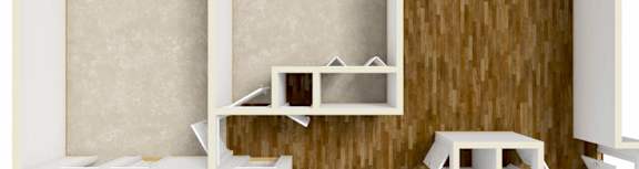 2 Bedroom Floor Plan at Branchwood Towers, Clinton, MD, 20735