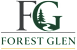 The image is a logo for Forest Glen.
