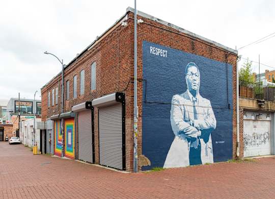 Blagden Alley Mural near The Belvedere Apartments, 1301 Massachusetts Avenue, NW, Washington, DC 20005