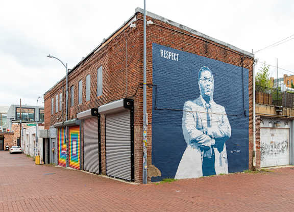 Blagden Alley Mural near The Belvedere Apartments, 1301 Massachusetts Avenue, NW, Washington, DC 20005