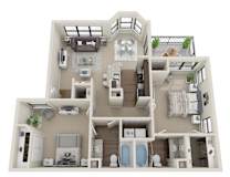 B1 Catamaran Floor Plan at The Legends at Eagle Mountain Lake, Fort Worth