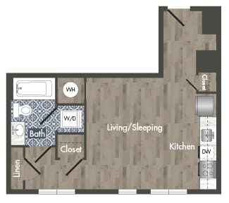 Floor Plan  S7A Floor Plan at Park Kennedy, Washington
