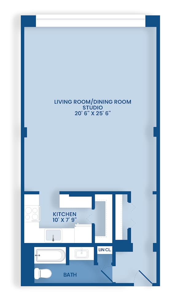 K1 Floor Plan at Tindeco Wharf, Baltimore, Maryland