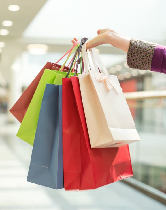 shopping mall at Avante Apartments, Ontario, California, 91764