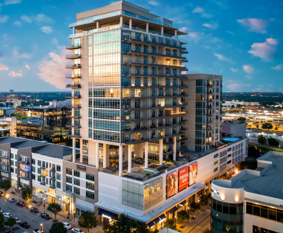 Aerial Building View at The Heights at Park Lane, Texas