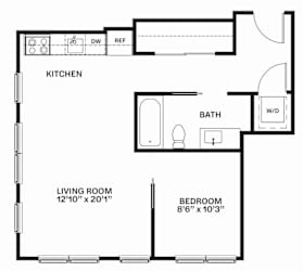 C26 Floor Plan at Corner 63, Seattle