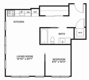 C26 Floor Plan at Corner 63, Seattle