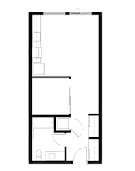 1Bedroom 15 Floor Plan at Victory Northgate Apartments, Seattle, WA