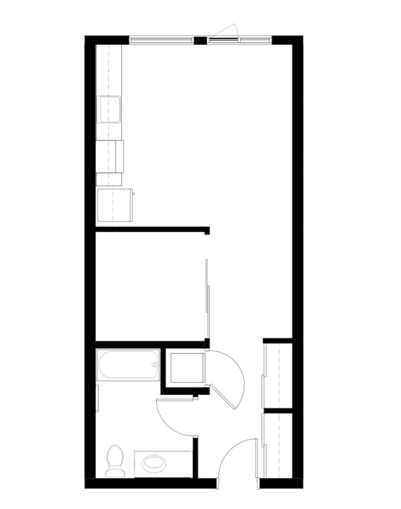 1Bedroom 15 Floor Plan at Victory Northgate Apartments, Seattle, WA
