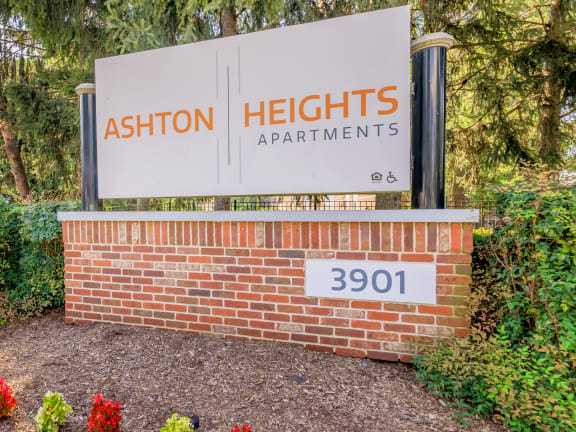 Property Signage at Ashton Heights, Suitland-Silver Hill, MD, 20746