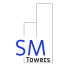 SM Towers property Logo. The letters in big font and the two tower outline.