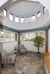 Thumbnail 20 of 21 - Relaxing Area with Vaulted Ceiling at Marion Square, Brookline,Massachusetts
