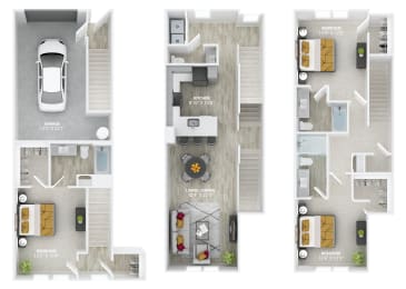 C2T Floor Plan at The Alibi at Lake Lilly, Ocoee, 34761