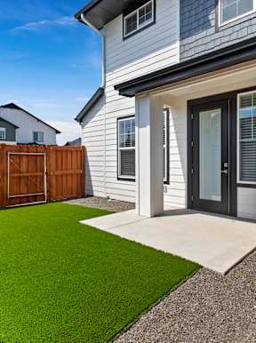 Backyard Area at Alante Homes at Lake Hazel, Boise, ID