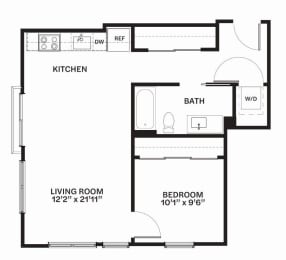 C27 Floor Plan at Corner 63, Washington