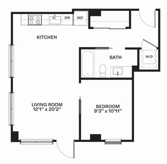 C24 Floor Plan C24 Floor Plan at Corner 63, Seattle, WA