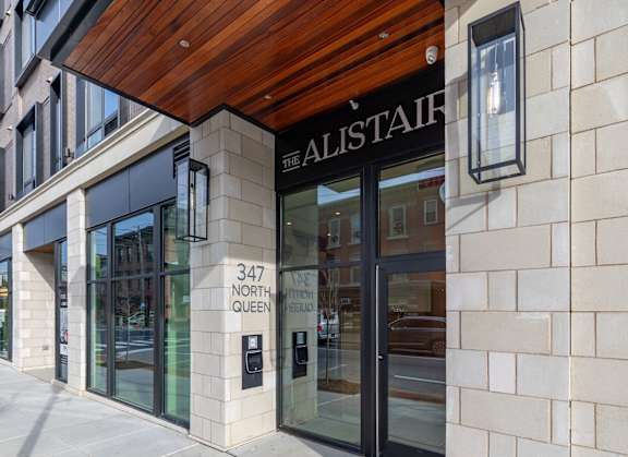 The Alistair building is located at 347 North Queen Street.