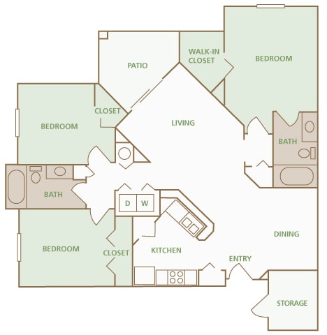 Park Del Mar - C1 - Renoir - 3 bedroom - 2 bathroom