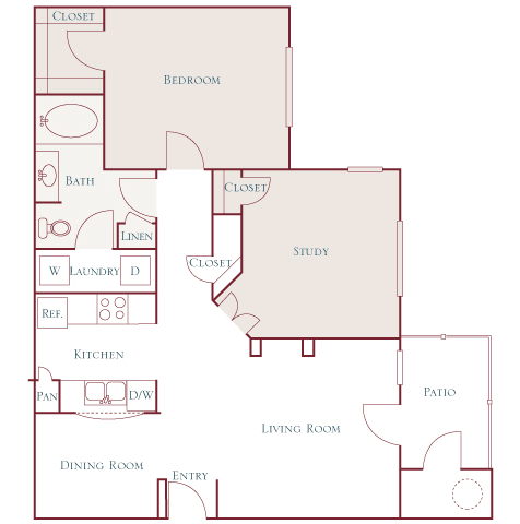 Belle Harbour Apartments - A4 - 1 bedroom and 1 bath