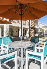 BBQ Area with Patio Set at Haven at La Mesa, California, 91942