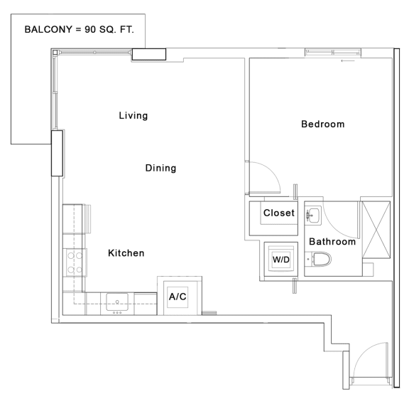 Studio, 1 & 2 Bedroom Apartments in Miami Douglas Enclave