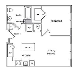 luxury rental studio one two bedroom apartments at city line west in jersey city Hudson county nj new jersey near nyc new York city